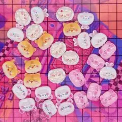 30個¥240 ❤️ ミニミニ デコパーツ アニマル ネイルパーツ シールパーツ