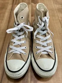 コンバース オールスターハイカット US4 22.5cm ベージュ系