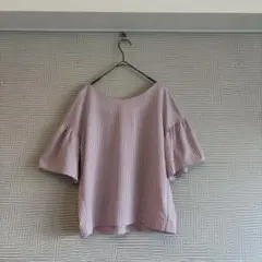 《美品》green label relaxing☆カミーチェチェックソデフレア