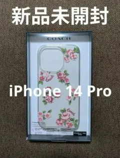 【新品未開封】COACH iPhone 14 Pro ケース