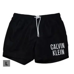 Calvin Klein スイムウェア　US Lサイズ ブラック　水着