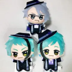 ツイステ ちびぐるみ アズール ジェイド フロイド オクタヴィネル 寮服