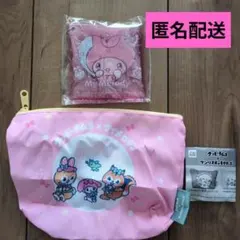 マイメロディ　甘えんぼ涙マルチケース　グッピーラムネポーチ　バック風ポーチ　3点