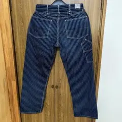 Schott/ショット ヒッコリー デニムパンツ インディゴ 34 - メルカリ
