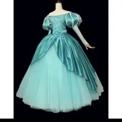 リトルマーメイド アリエル ドレス Dハロ コスプレ 仮装 S~XLサイズ
