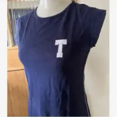 TOMMY HILFIGER ネイビー★半袖ミニワンピースM トミーヒルフィガー