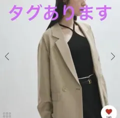 【サステナブル】ドロップショルダージャケット　春夏向けのサムネイル