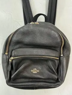 COACH レザー バックパック ブラック《新品未使用》 - メルカリ
