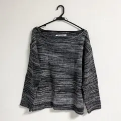 韓国 BLACKUP ニット ボートネックのサムネイル