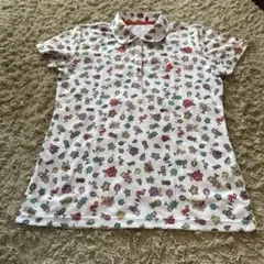 Kissmark Golf カラフル花柄ポロシャツ Mサイズのサムネイル