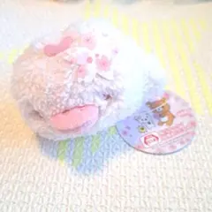 桜リラックマ　キイロイトリ 桜柄ぬいぐるみ ピンク　キーホルダー　レア