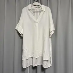 EDWIN ホワイト 半袖シャツのサムネイル