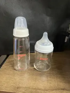 pigeon 哺乳瓶5本　乳首10個セット