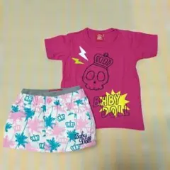 BABY DOLL Tシャツとスカートセット 100cm