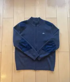 LACOSTE ジップアップニット セーター