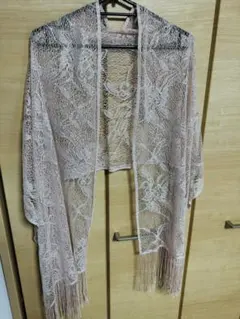 レストローズ パーティーショール ラメ入り