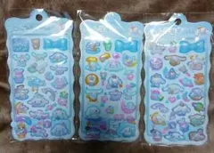 シナモロール ボンボンドロップシール 新品 3個セット