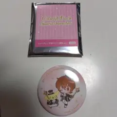 ポムポムプリン 缶バッジ カラフルピーチ　コラボ