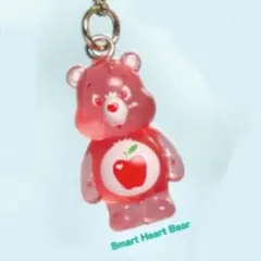 ケアベア クリアマスコットチャーム2 赤色 Smart Heart Bear
