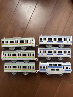 JR プラレール 車両 6両セット湘南新宿ライン常磐線