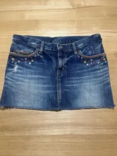 HYSTERIC GLAMOUR デニム ミニスカート スタッズ Y2K - メルカリ