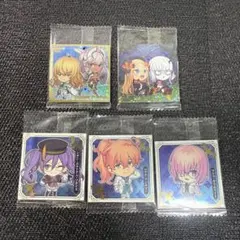 ⭐︎にふぉるめーしょんFGOシールウエハース　ダブり無し5枚セット