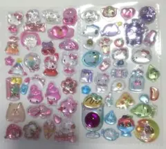 シール　おすそ分け -33 立体シールセット カラフル