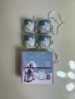 ★【未使用】ARABIA　ムーミン　オーナメント　ミニマグ　４個セット