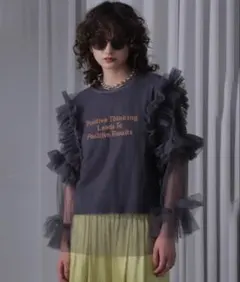 CREOLME チュールフリルトップス ROSEBUDのサムネイル