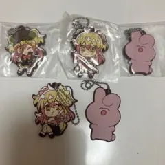 P丸様。　p丸様。　ラバーストラップ　うさぎさん