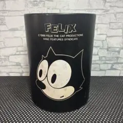 フィリックス・ザ・キャット 1986 ブリキ ゴミ箱 ダストボックス 昭和