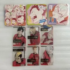 ハイキュー！！ ファンパーク アートコースター 箔押しクリアカード 音駒高校