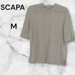 SCAPA スキャパ 半袖Tシャツ オフホワイト グレーホワイト