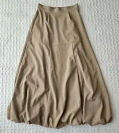 しまむら バルーンスカート ベージュ S