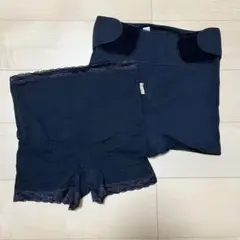 黒 レース付きマタニティショーツ