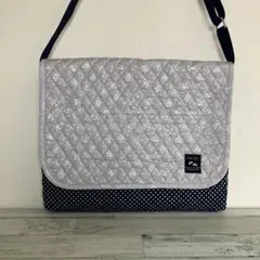 図書袋　絵本袋ショルダー　ハンドメイド