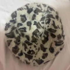 レオパード柄 ベレー帽
