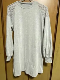 SHEIN LUNE ラグランスリーブ　チュニック　長袖　カットソー　Tシャツ