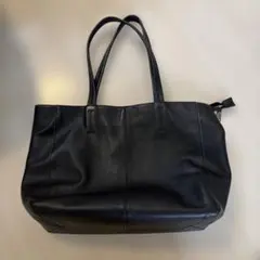 レザートートバッグ ブラック ビジネスバッグ