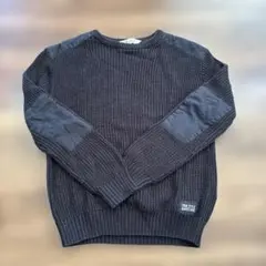 H&M ダークグレー ニットセーター 140cm