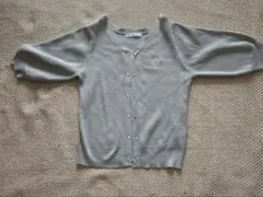 KHALITA ライトグレー カーディガン M