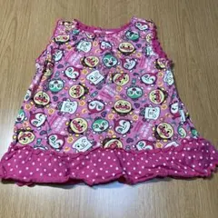 アンパンマン ノースリーブ ワンピースピンクのサムネイル