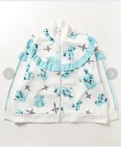 TRAVAS TOKYO くま総柄フリルトラックジャケット