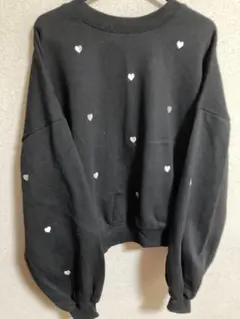 ★中古品　グレイル　ハート刺繍トレーナー フリーサイズ