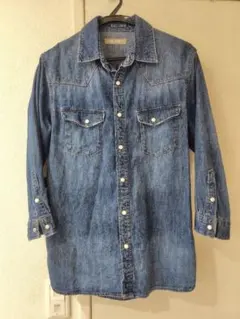 デニムシャツ 長袖 シャツ