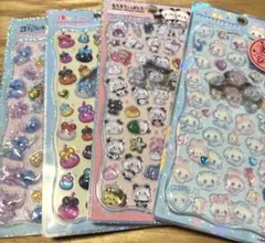 プチドロステッカー　ほっぺちゃん　ベリーベリー　もちもちぱんだ　正規　5枚セット