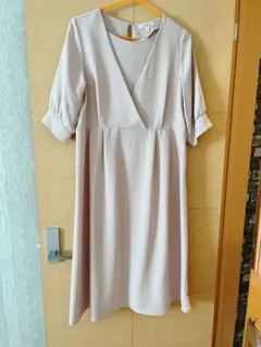 【美品】授乳服　ワンピース　ピンク　Mサイズ