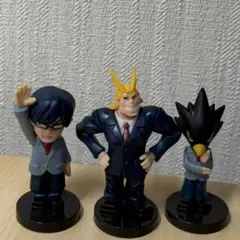 ヒロアカ　チョコエッグ　飯田天哉　常闇踏陰 オールマイト(シークレット)