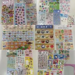 サンリオ クレヨンしんちゃん シール ステッカー 大量まとめ売りのサムネイル
