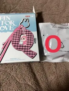 ラブブ PINFOR LOVE アルファベットキーリング【O】 POPMART